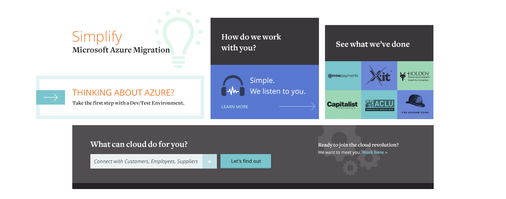 10th Magnitude website design elements