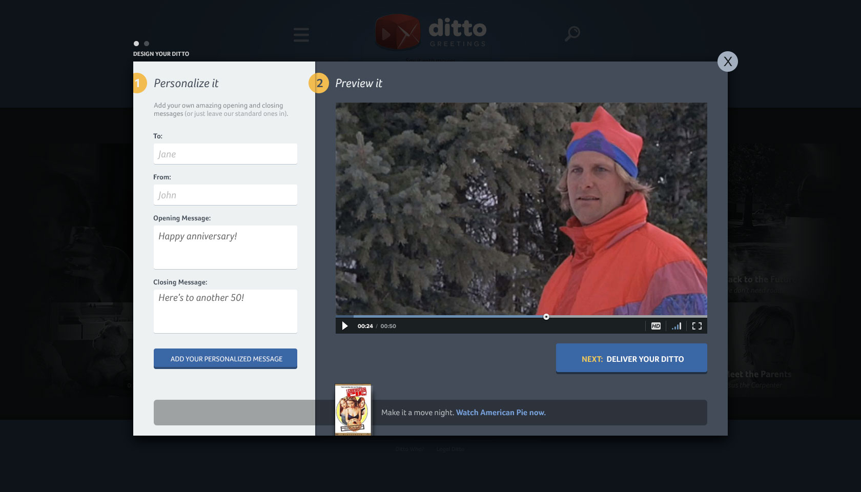 Ditto Greetings screenshot