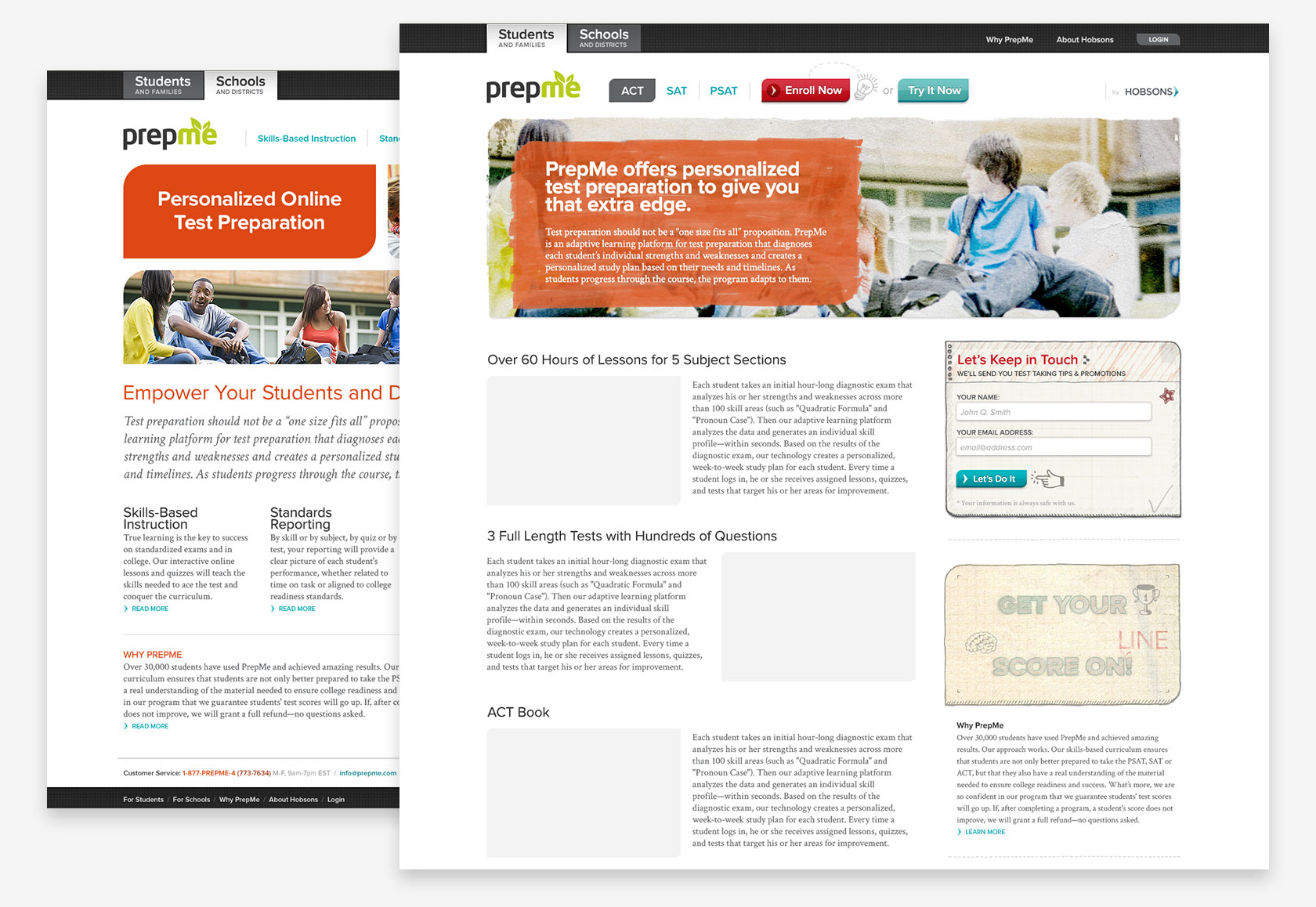 PrepMe design themes