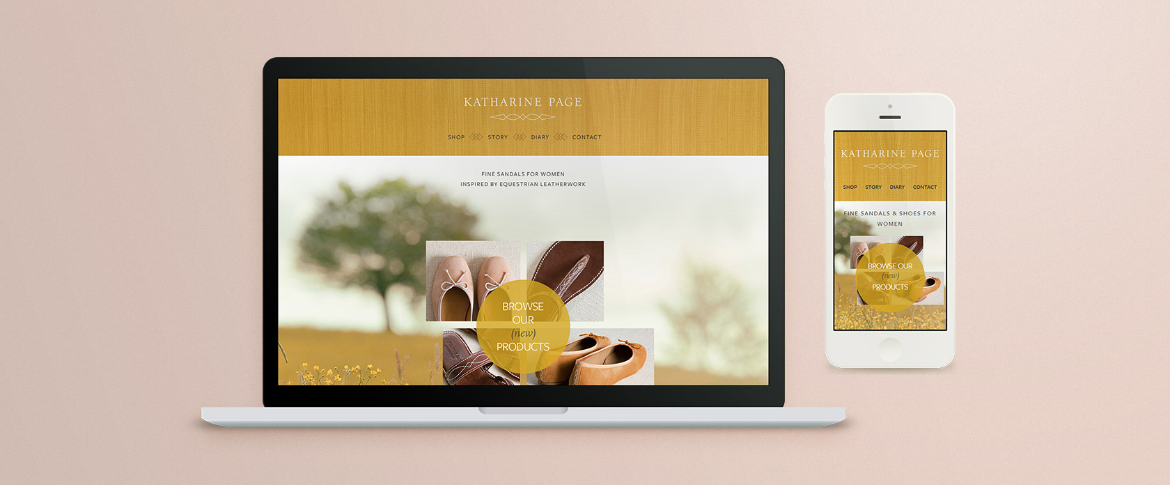 Katharine Page responsive website
