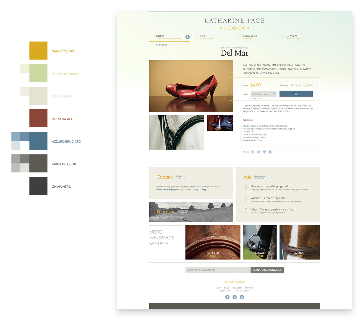 Katharine Page design explorations